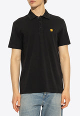 Versace Medusa Embellished Polo T-shirt