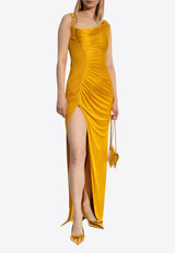 Versace Medusa '95 Draped Maxi Dress