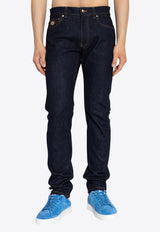 Versace Medusa Slim-Leg Jeans