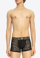 Versace Greca Waistband Lace Boxers