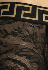 Versace Greca Waistband Lace Boxers