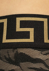 Versace Panties with lace back Black 1020790 1A14781-1B000