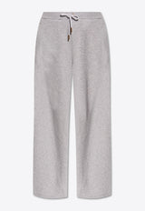 Versace Logo Embossed Track Pants