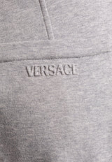Versace Logo Embossed Track Pants