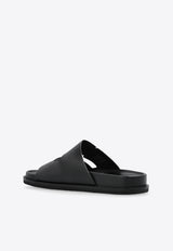 Tory Burch Turnlock Leather Sandals