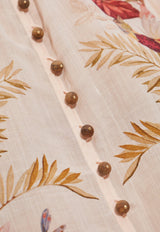 Zimmermann Ascension Billow Floral Blouse