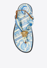 Versace Underwater Barocco La Medusa Sandals