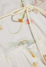 Zimmermann Lucky Floral Tiered Maxi Dress