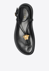 Versace La Medusa Leather Sandals