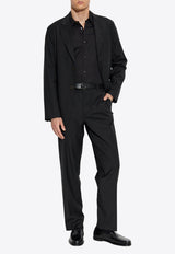 Alexander Mcqueen Harness Long-Sleeved Shirt 828259 QNAAX-1000