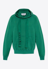 Alexander McQueen Embroidered Logo Hooded Sweatshirt