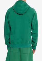 Alexander McQueen Embroidered Logo Hooded Sweatshirt