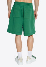 Alexander McQueen Embroidered Logo Track Shorts