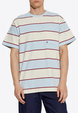 Alexander McQueen Skull Striped T-shirt