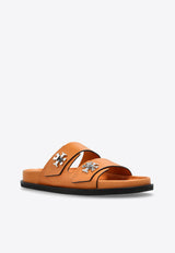 Tory Burch Turnlock Leather Sandals