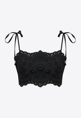 Zimmermann Rhiannon Broderie Anglaise Cropped Top