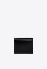 Alexander McQueen Logo Stamp Leather Wallet