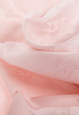 Alexander McQueen Floral Jacquard Silk Scarf