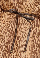 Zimmermann Cascadian Leopard-Print Mini Dress