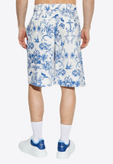 Alexander McQueen Printed Bermuda Shorts