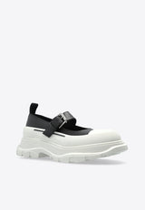 Alexander McQueen Tread Slick Mary Jane Flatforms