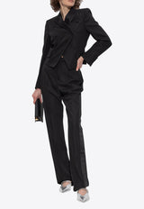Alexander McQueen Double-Breasted Wool Blazer