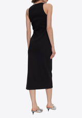 Alexander McQueen Ribbed Bodycon Midi Dress