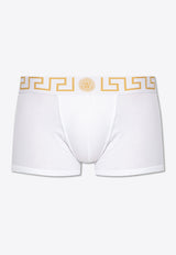 Versace Greca Border Trunks with Medusa AU10026 1A10011-A81H