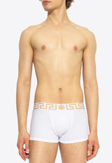 Versace Greca Border Trunks with Medusa AU10026 1A10011-A81H