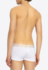 Versace Greca Border Trunks with Medusa AU10026 1A10011-A81H