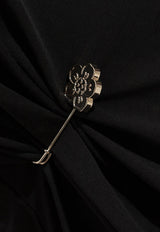 Kenzo Boke Flower' Safety-Pin T-shirt Black FF62TS351 4SG-99J