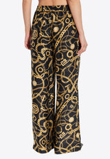 Balmain Chains Print Silk Pants