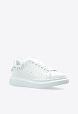 Alexander McQueen Leather Low-Top Sneakers with Studs