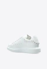 Alexander McQueen Leather Low-Top Sneakers with Studs