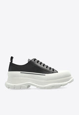 Alexander McQueen Leather Low-Top Platform Sneakers