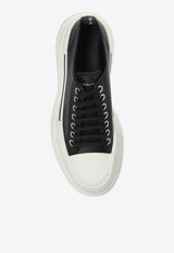 Alexander McQueen Leather Low-Top Platform Sneakers