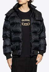 Balmain PB Labyrinthe Monogram Padded Jacket