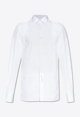 Tom Ford Peated Plastron Long-Sleeved Shirt