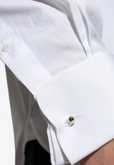 Tom Ford Peated Plastron Long-Sleeved Shirt