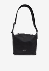 Loewe Small Cubi Leather Messenger Bag Black B906Q63X09 0-BLACK