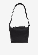 Loewe Small Cubi Leather Messenger Bag Black B906Q63X09 0-BLACK