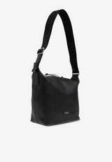 Loewe Small Cubi Leather Messenger Bag Black B906Q63X09 0-BLACK