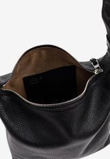 Loewe Small Cubi Leather Messenger Bag Black B906Q63X09 0-BLACK
