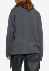 GANNI Tied Knitted Sweater