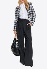 Balmain Houndstooth Tweed Blazer