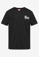Kenzo Happy Tiger Embroidered T-shirt