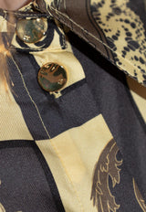 GANNI Printed Silk Shirt