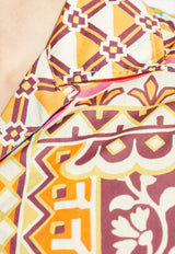 Etro Printed Silk Bowling Shirt