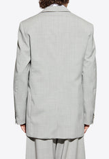 Loewe Single-Breasted Wool Blazer