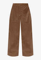 Etro Corduroy High-Rise Pants